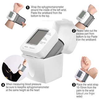 Safety . healthCofoe Automatic Wrist Blood Pressure Monitor+Blood Glucometer for Diabetes Free Gift【 (8)