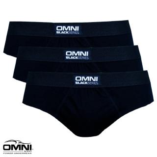 OMNI By SO-EN Men's 3in1 Black Label Cotton Bikini Brief
