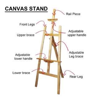 【Ready Stock】◎¤▧HOKKA WOODEN EASELS STAND 1.4M