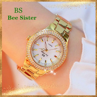 BS Bee Sister Women Watches Luxury Gold Ladies Waterproof Quartz Watches