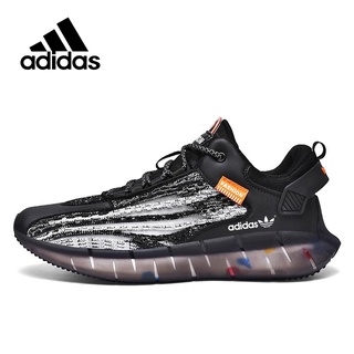 Adidas Sports Running Shoes Men's Large Size Casual Woven Mesh Men's Shoes Fashion All-match Sports Shoes Low-top Lace-up Shoes Non-slip Wear-resistant Student Shoes 39-46