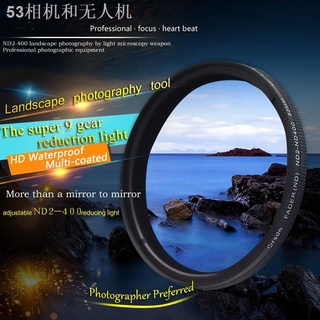∋◎ND filter 37mm ND2-400 Filter Neutral Density Fader Variable Clip-on ND 2-400 Phone Cellphone Came