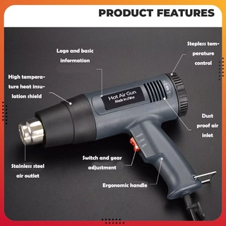 ☼☈◈Electric Heat Shrink Gun Hot Air Bottle Plastic Sealer