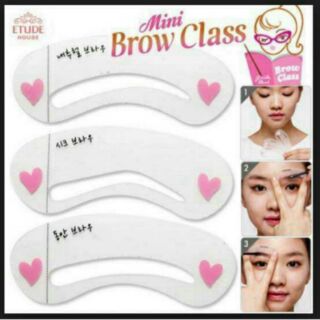 Mini Brow Class Eyebrow Stencil Drawing Guide