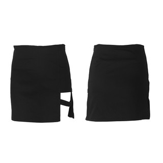 Korean Style Black Package Hip Skirts Pencil Mini Skirt
