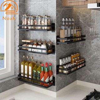 【COD】 Kitchen Condiments organizer spice rack Kitchen wall shelf kitchen organizer storage rack