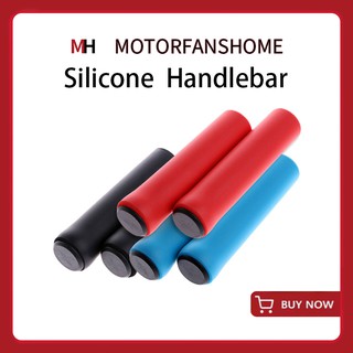 【COD】1 Pair Bicycle Grip Silicone Shock-absorbing Anti-slip Soft Handlebar