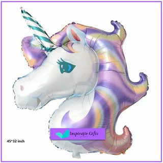 Inspiratie Pink, Purple Unicorn Theme Birthday Party Decorations Foil Supplies Set (6)
