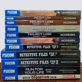 [Used/Onhand] WATTPAD BOOKS for sale (10) | PSICOM Books w/ plastic cover.