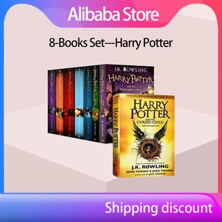 【8 Books Set】Harry Potter English Novel Read Story Book Fiction Kids Adult Books (1)