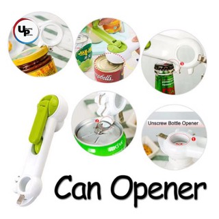 UNANGPWESTO Stainless Steel Can Bottle Opener 6 in 1 Can Opener