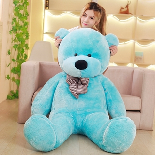 （60/80/100/120/140/160/180CM）Bear plush toy super Teddy doll stuffed toy bear ragdoll big hug bear pillow to send girl (4)