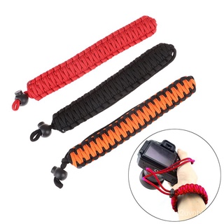 1Pc Adjustable Camera Wrist Lanyard Strap Grip Weave Cord For Paracord DSLR W3y7