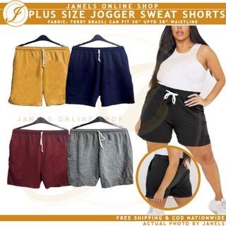 Plus Size Jogger Short / Sweat Shorts