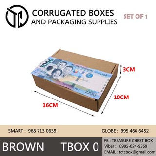 ON HAND Carton box TBOX-0 corrugated packaging Kraft Lowest price/ Brown Kraft Mailer Corrugated Box