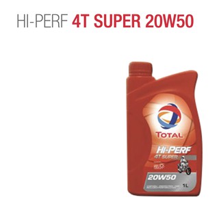 Total - Hi-Perf 4T Super 20w50 - 1 liter