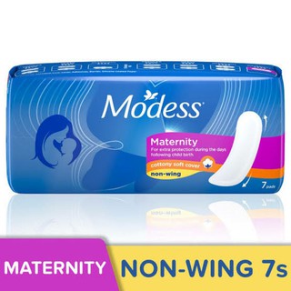 MODESS Maternity Pads/Napkin No Wing 7 pads per pack❤ (1)