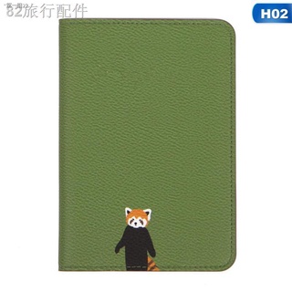 ✈❈﹍☂Cartoon Printing Travel Passport Holder Cover ID Card Pouch