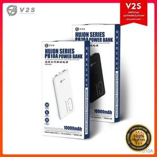 V2S PB10A Power Bank Dual Input Dual USB Output 10000mAh Safer Charging and Faster Power Bank