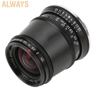 Always TTArtisan 17mm F1.4 Wide Angle Lens for Sony E Mount APS‑C MF Camera A6400 A6600 62Xa