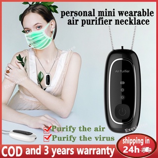 Portable Purifier Mini Air Freshener Ionizer Negative Ion Generator Personal Wearable
