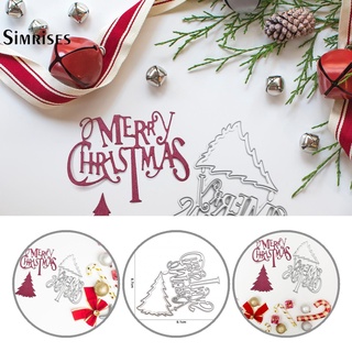 Si Anti-corrosion Template Mould Scrapbooking Template Mould Christmas Themed Carft Making Tool