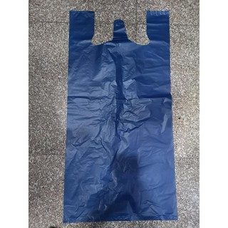 super jumbo plastic bag thick blue per pc
