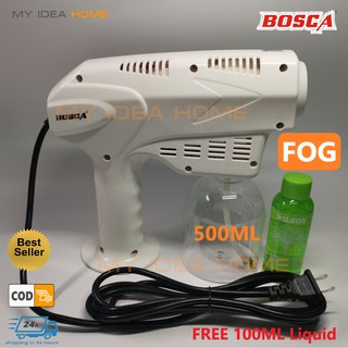 (FREE 100ML LIQUID)BOSCA Spray Gun Disinfectant Nano Blue-Ray Anion and APE 360° Disinfectant 4L COD (1)