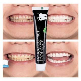 Bamboo Charcoal Teeth Whitening Black Toothpaste Whitener Tooth Paste 105g (1)