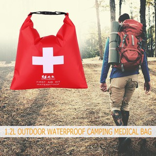 1.2L Outdoor Waterproof Trekking Rafting First Aid Bag Emergency Kits (4)