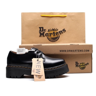 【Ready Stock fashionqi】 Dr. Martens Air Wair thick-soled Martin shoes women's shoes platform low-top leather casual shoes (1)