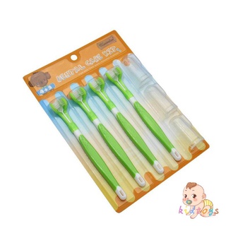 【kidtoys】Pet Toothbrush Set Three-head Pet Oral Cleaning Suitable For Cats And Dogs