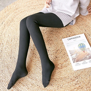 Leggings with legs, women s outer wear, autumn and winter combed cotton, vertical stripes, thin, one-piece pants, warm s