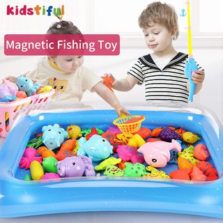 Magnetic Fishing Toy Kid Toys Children Pretend Play Water Bath Toys for Baby