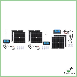 Toolroom 50 Watt Solar Panel Kit with USB Port High Efficiency Home