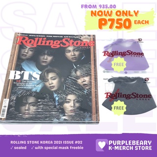 [SEALED] BTS Rolling Stone Korea June 2021 Korea Special Edition vol.2 (FREE GIFT)