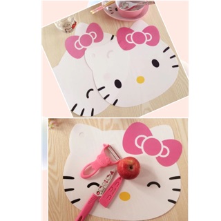 Hello kitty placemat washable