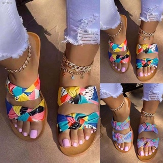 ∈Women Classic Slippers Women's Summer Bowknot Color Matching Fashion Beach Sandals And Slippers (3)