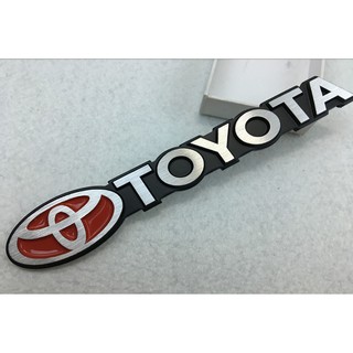 1 x Metal TOYOTA Logo Side Rear Emblem Badge Sticker Toyota