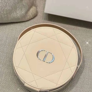 DIOR D's Gift Round Cake Cosmetic Bag Girls' Handbags Wash Bag With Mirror With Gift Box Girlfriends