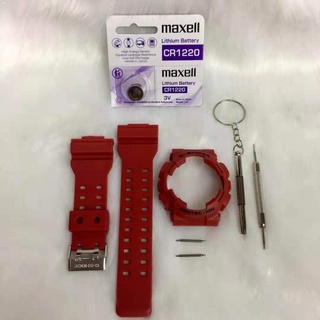 Watchesஐ❡G-shock Replacement Strap and Bezel Set FREE Tools & Battery for GA100/GA110/GA120/GD100/GD