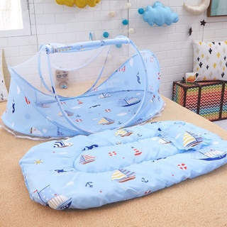 ۩Baby mosquito net comfortable bed for baby cartoon animal fording bracket mosquito net