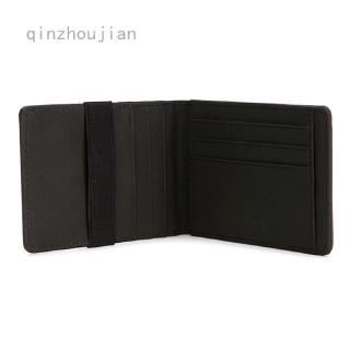 qinzhoujian Unisex Magic Wallet Money Clips Wallet Purse Slim Leather Wallet ID Credit Card Cases
