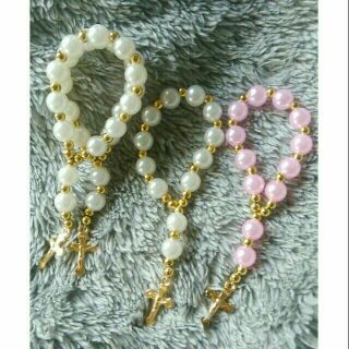 Pearl mini rosary (50 pcs) COD