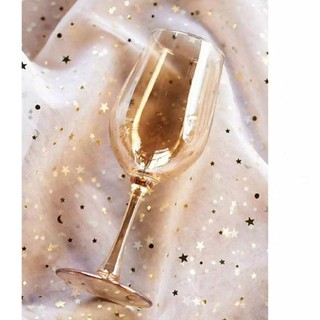 YANG GLASSWARE 6pcs set of New Golden Wine Glass 3057JB. (1)