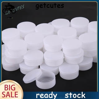 COD/hot/50Pcs 10g Non-Toxic Plastics Empty Jar Pot Eyeshadow Face Cream Container Box getcutes