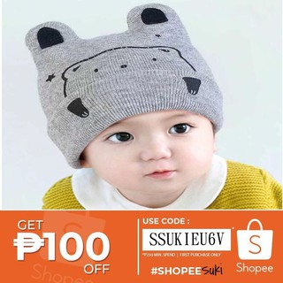 baby cap Kids Soft Lovely Knit Cap Bunny style