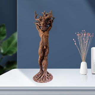 [🆕 ALMENCLA1]Resin Statue Mythic Art Piece Tree Figurine Sculpture for Home Decor
