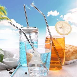 Stainless Steel Metal Straw Reusable Drinking Straw with bag