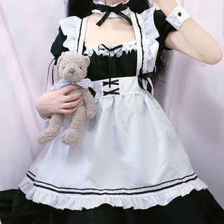 Cosplay Costume Wonder Warm Travel Cute Maid Dress lolita (4)